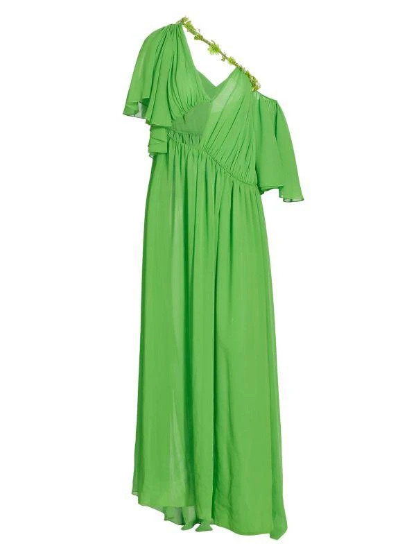 Aliétte Embellished Cut-Out Silk Chiffon Gown 6