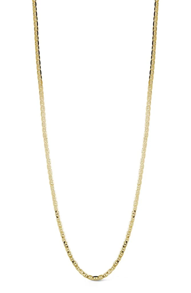 Yield of Men 18K Gold Plated Sterling Silver Mariner Link Necklace