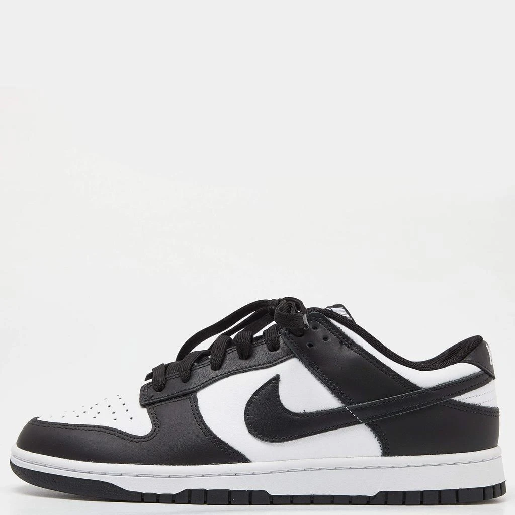 Nike Nike Black/White Leather Dunk Low Top “Panda” Sneakers Size 46 1