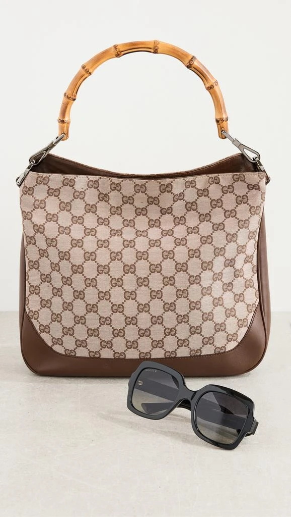 Shopbop Archive Gucci Bamboo Shoulder Bag GG Canvas 2