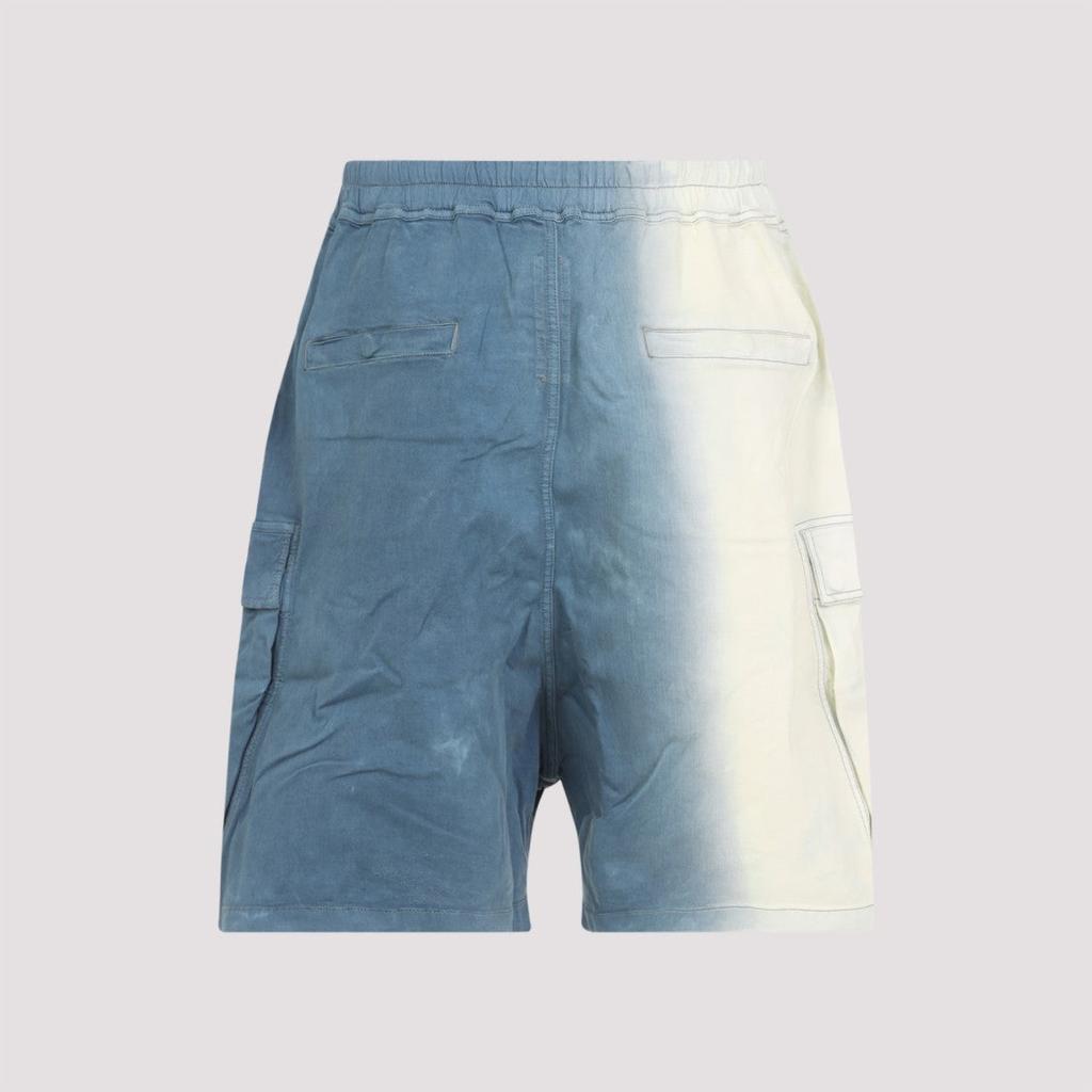 Rick Owens Toothpaste Degrade Blue Cargobela Shorts