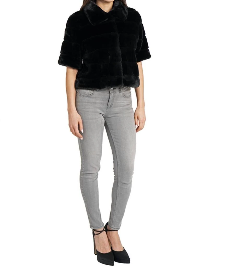 Love Token Love Token - Lester Faux Fur Shrug 3