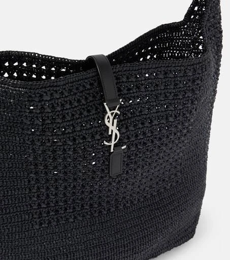 Yves Saint Laurent Le 5 à 7 Medium raffia shoulder bag 6