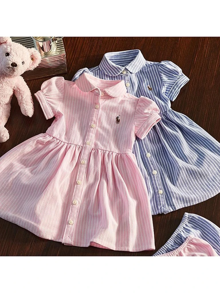 Ralph Lauren Baby Girl's 2-Piece Oxford Shirtdress & Bloomers Set 4