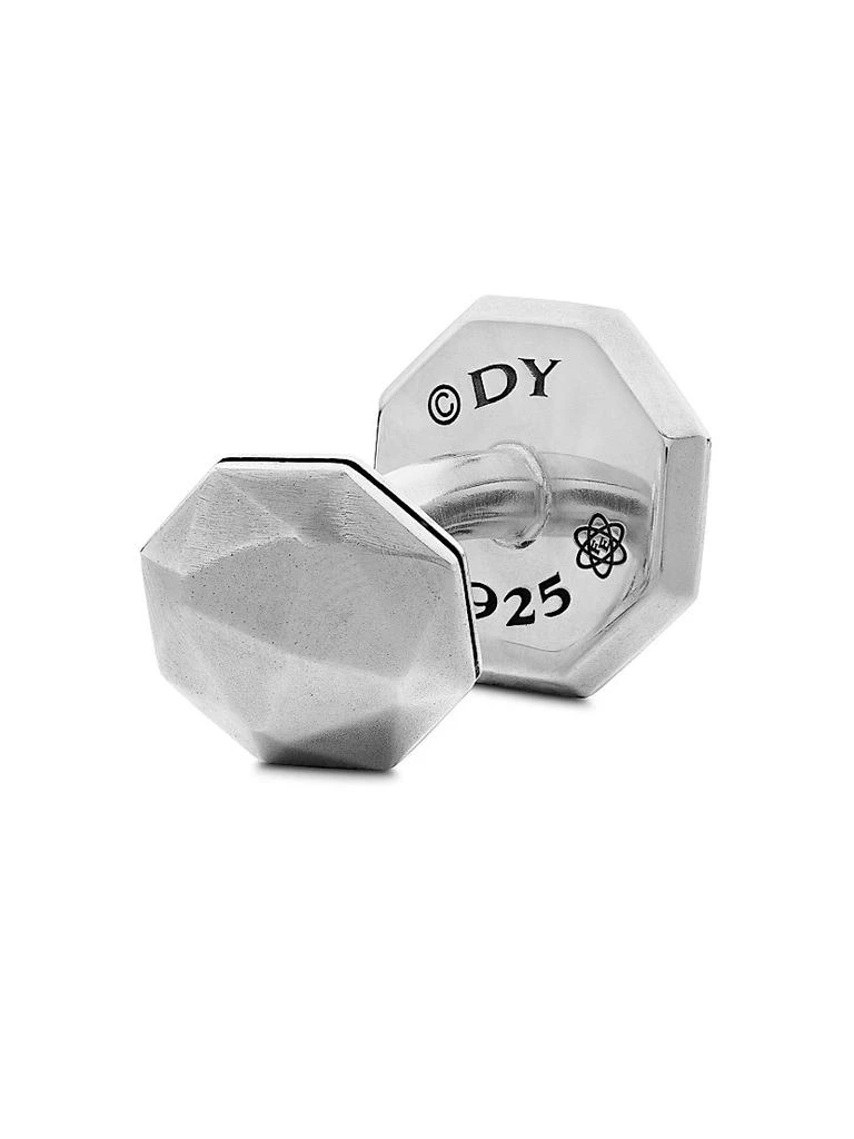 David Yurman Meteorite Faceted Round Cufflinks in Sterling Silver, 16MM 6