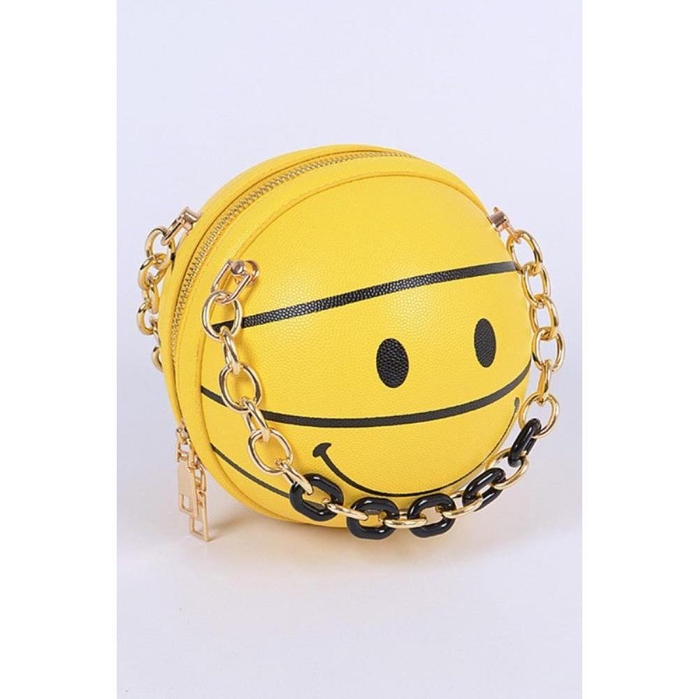 FASHNZFAB Smily Basketball Swing Clutch