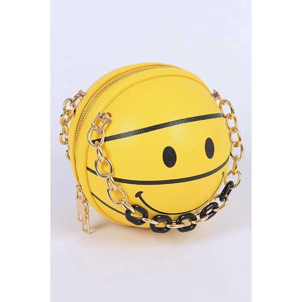 FASHNZFAB Smily Basketball Swing Clutch 2