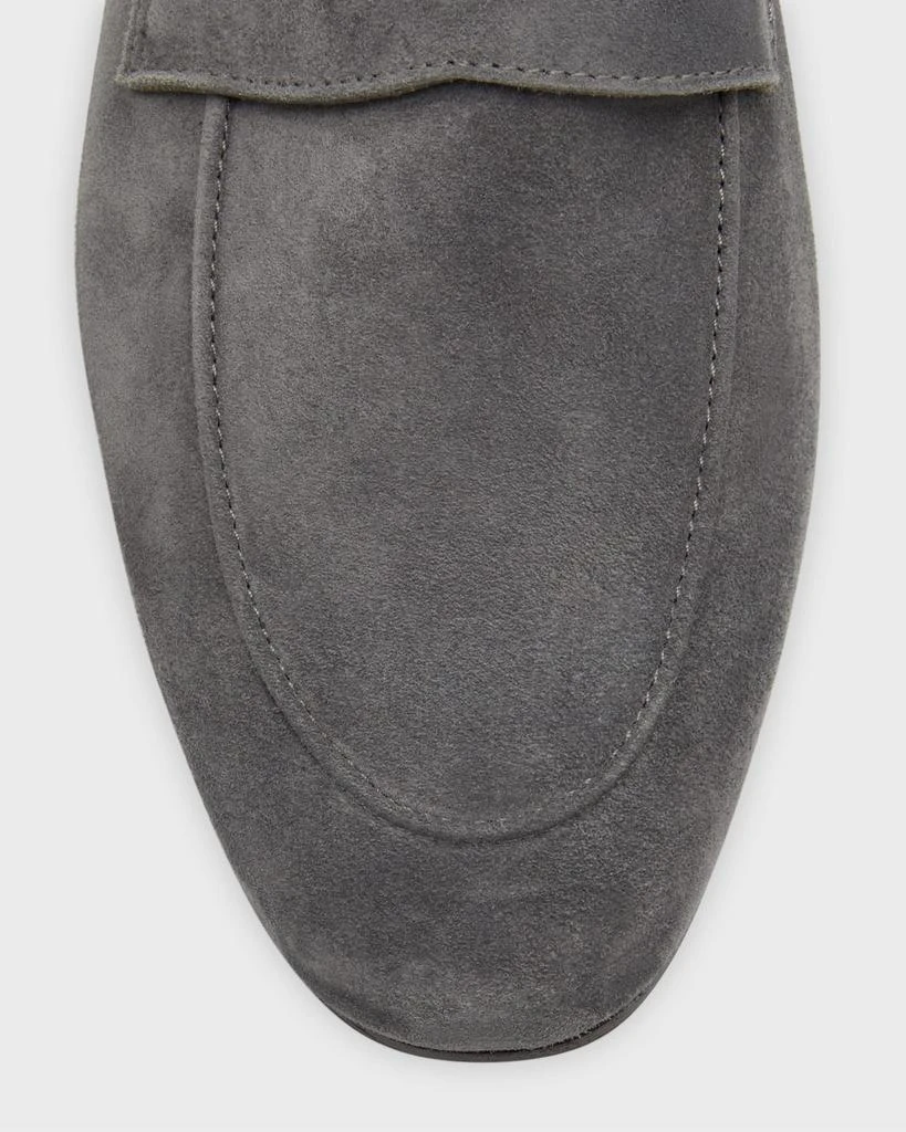 Bougeotte Flaneur Suede Flat Penny Loafers 6