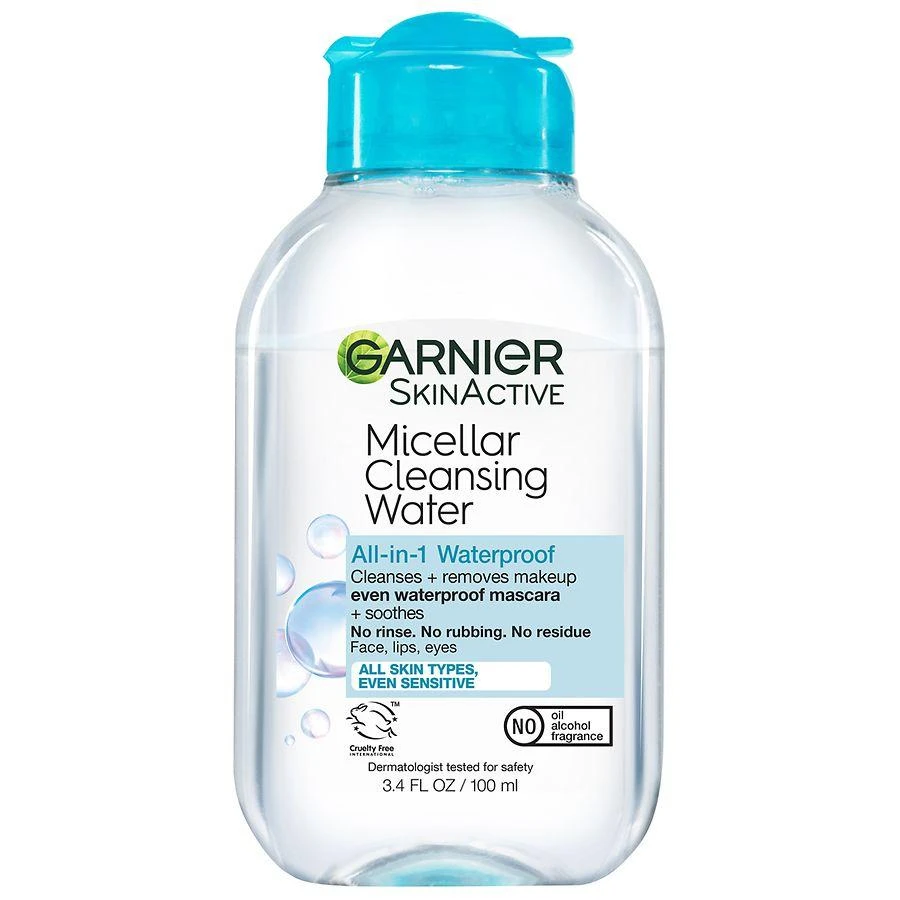 SkinActive Micellar Cleansing Water For Waterproof & Long-Wear Makeup 1