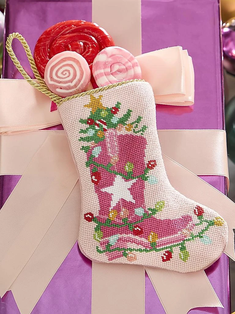 Bauble Stockings The Molly Morgan Needlepoint Mini Stocking Ornament
