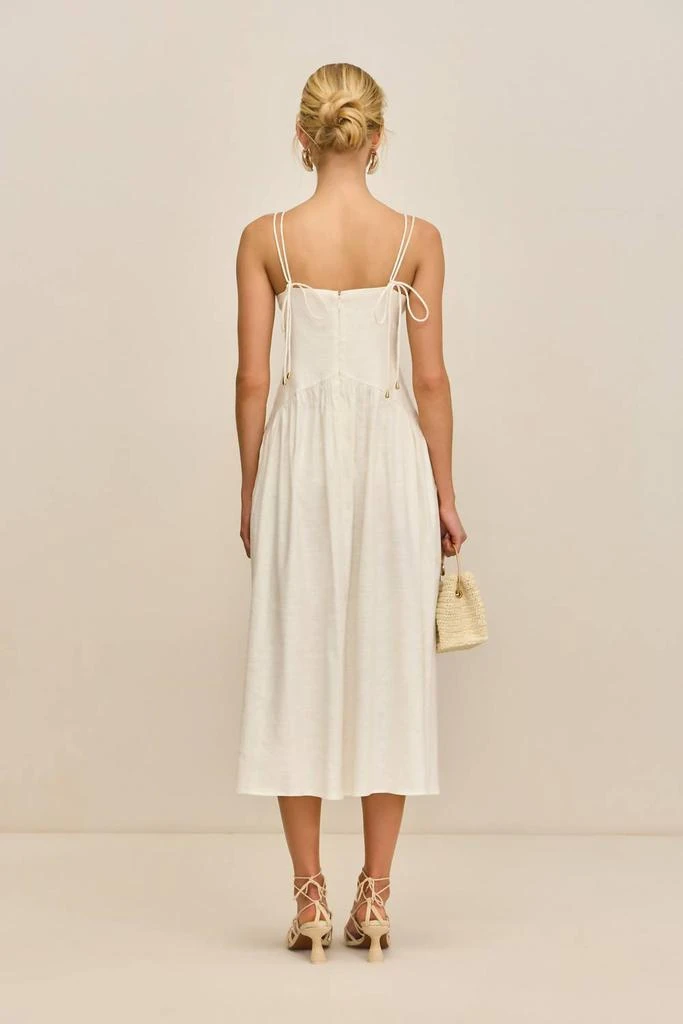 Cult Gaia - Women's Darcey Dress  On Sale Now with Up to 49% Off |  Discover Exclusive Deals & Savings at BeyondStyle  Authentic Cult Gaia  women > dresses > midi|284694336|clothing|dresses|linen |midi|solid|white|women