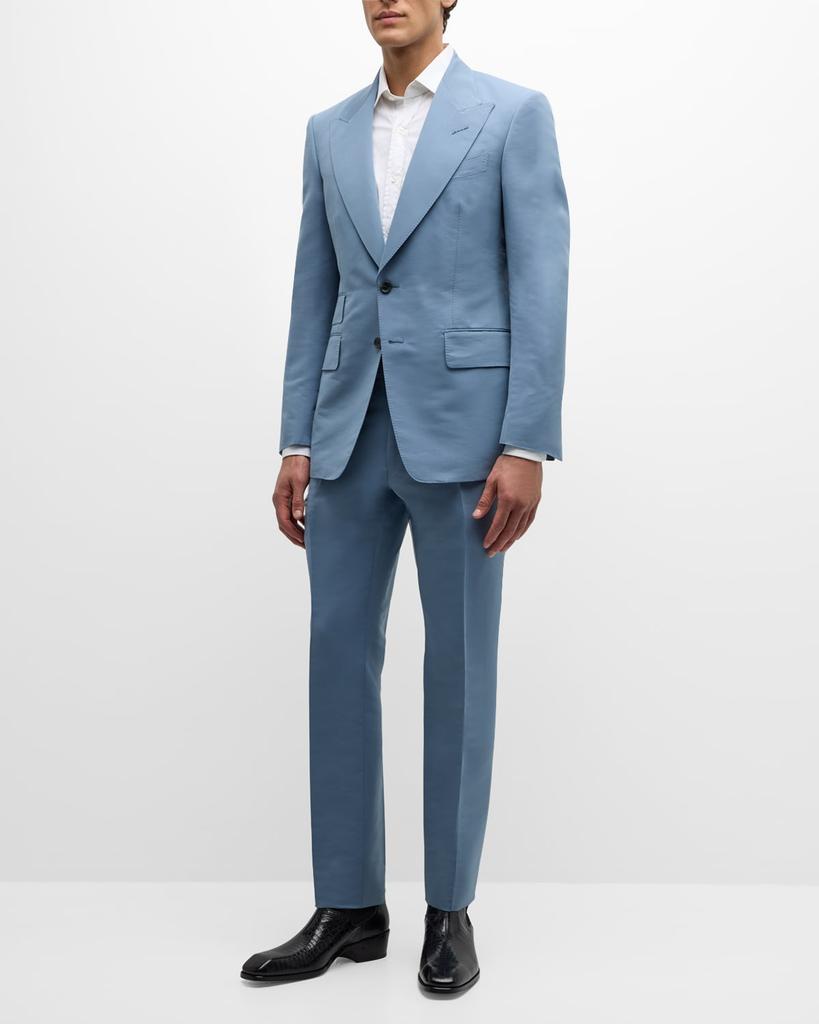 TOM FORD Men's Shelton Piece-Dyed Poplin Suit
