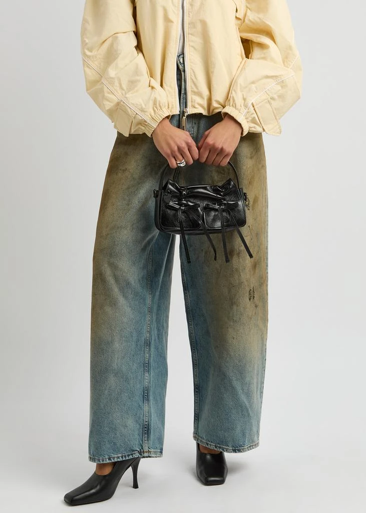 Acne Studios Mini Multipocket leather top handle bag  6
