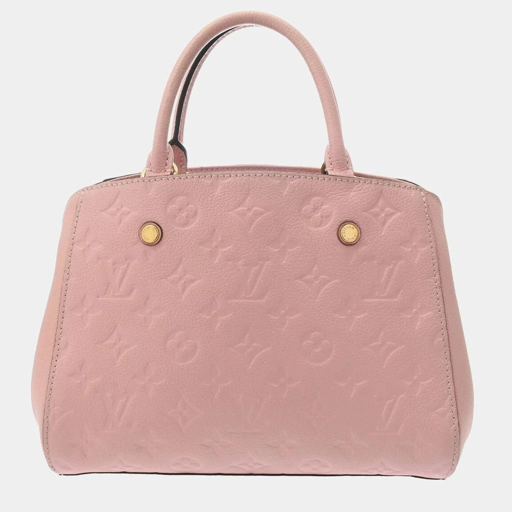 Louis Vuitton Louis Vuitton Rose Poudre Leather Monogram Empreinte Montaigne BB Handbag 1