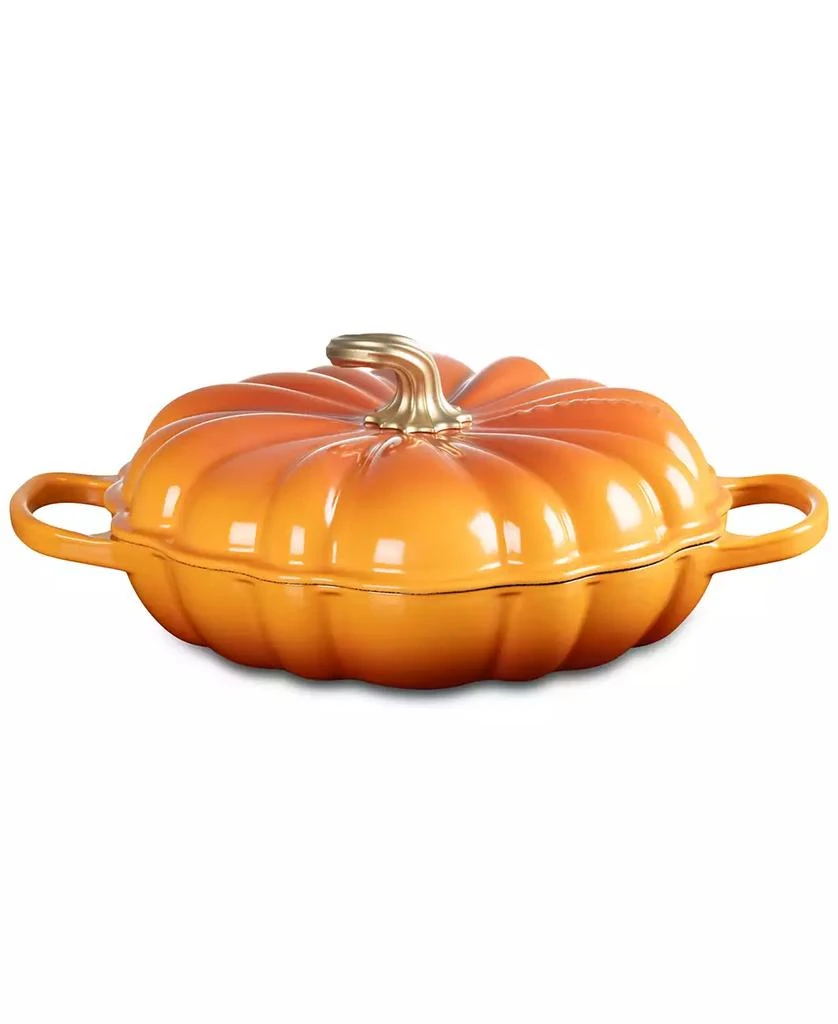 Le Creuset Enameled Cast Iron Signature Pumpkin Braiser, 2.75 qt. 2