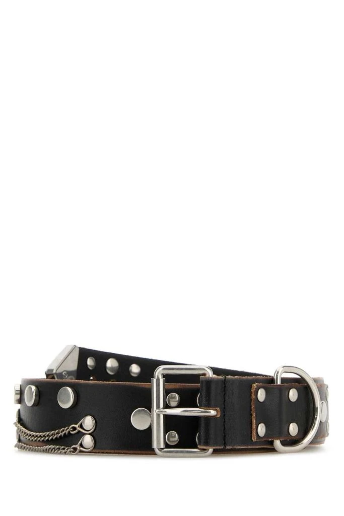 Prada Prada Studded Buckle-Fastened Belt 1