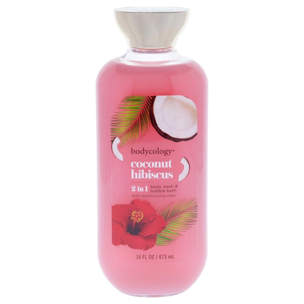 bodycology 2 in 1 Body Wash and Bubble Bath - Coconut Hibiscus by  for Women - 16 oz Body Wash