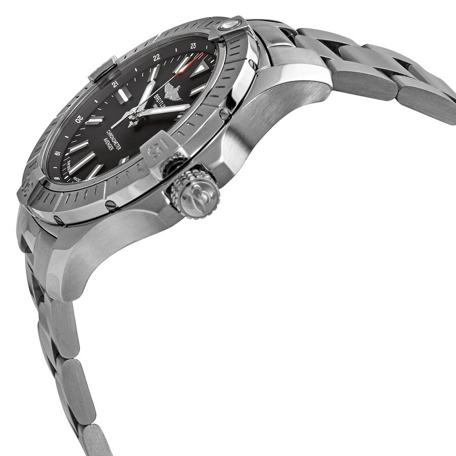 BREITLING Avenger 43 Automatic Black Dial Men
s Watch A17318101B1A1