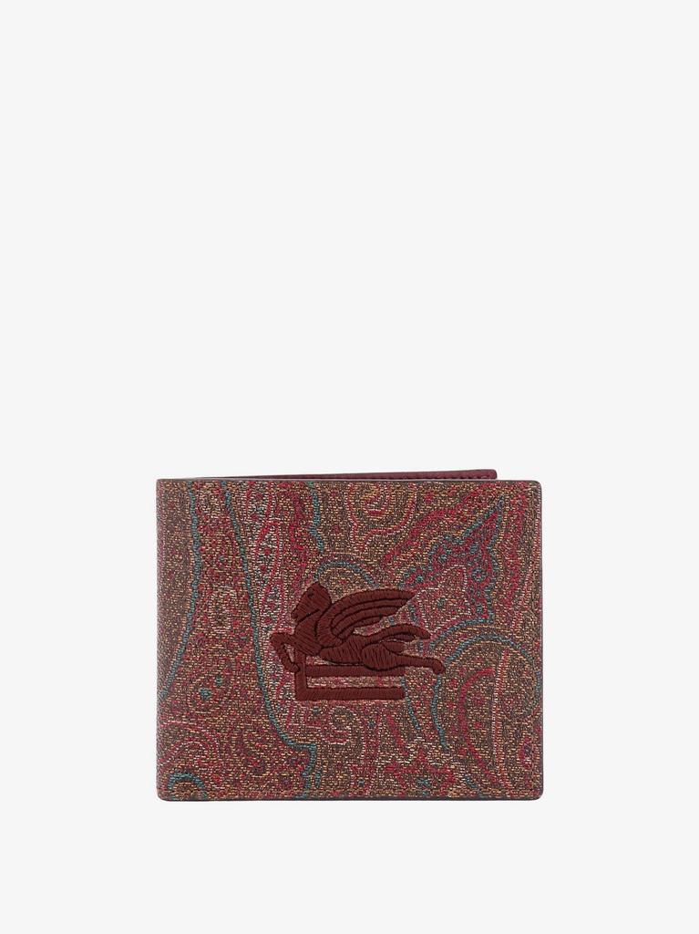 ETRO Coated canvas wallet with paisley motif