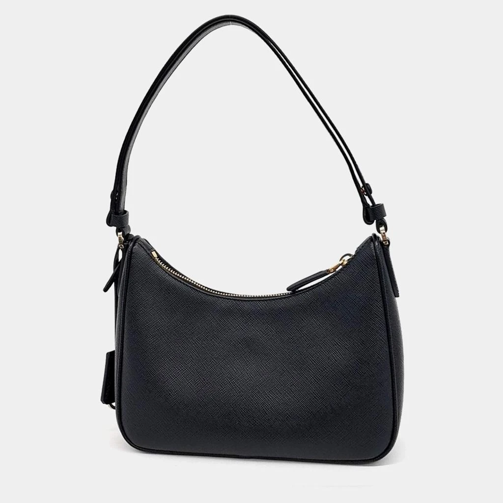 Prada Prada Black Leather Hobo Bag 2