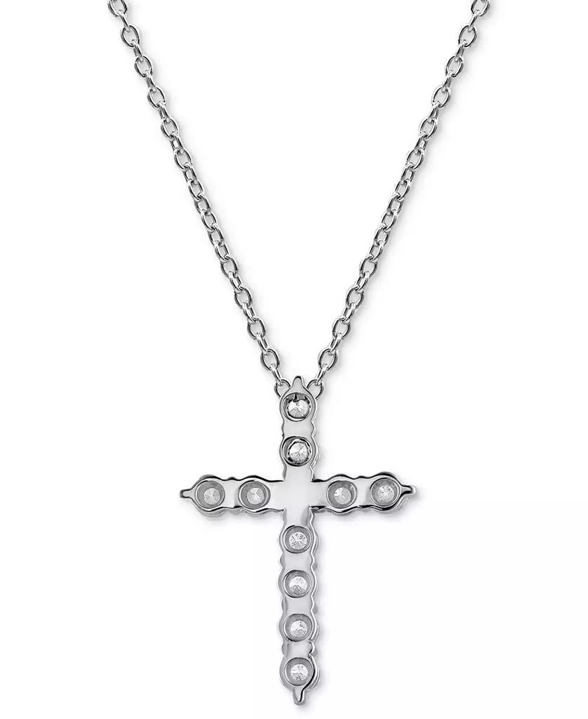 Macy's Diamond Cross Pendant Necklace (1 ct. t.w.) in 14k White, Yellow or Rose Gold 6
