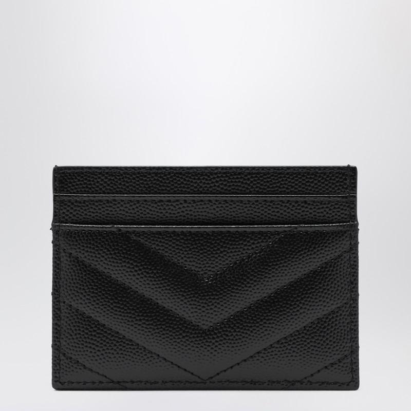 Yves Saint Laurent Cassandre card holder black
