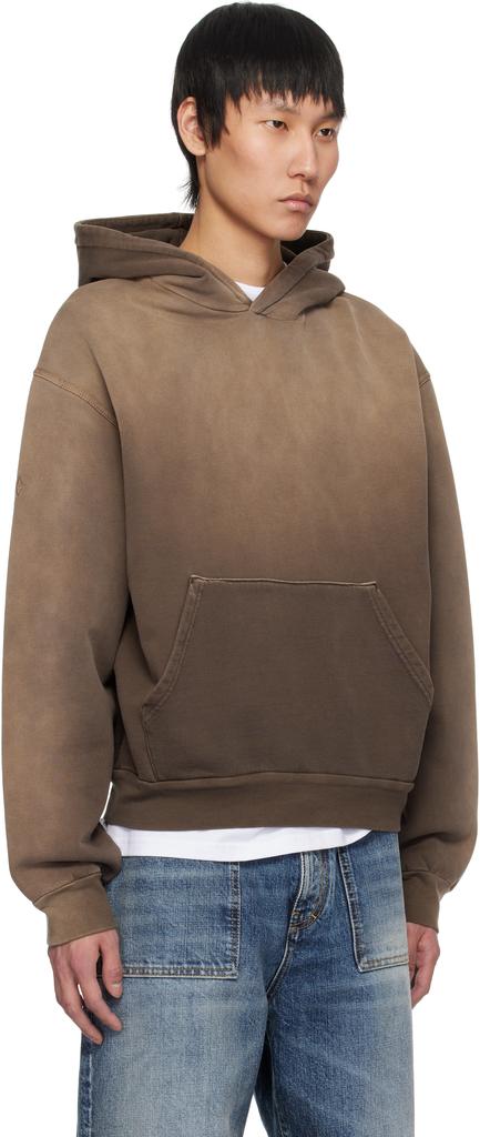 【1017 ALYX 9SM】Men's Garment Dye Boxy Hoodie Washed Brown 1017 ALYX 9SM Brown Garment Dye Boxy Hoodie - Hoodies - Save
