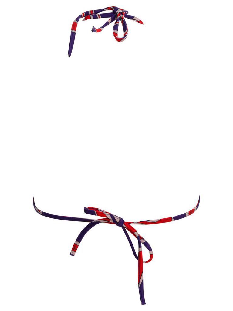 Pucci Pucci Labirinto Print Triangle Bikini Top