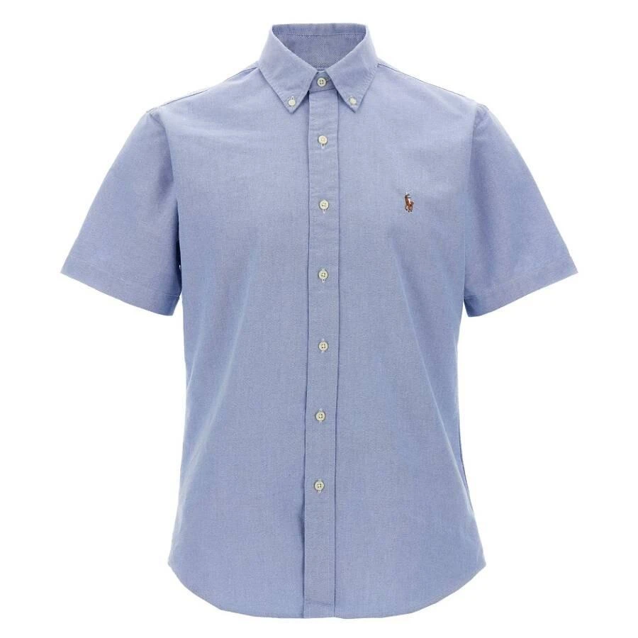 slim fit dress slacks Custom Fit Oxford Dress Shirt True Blue | Polo Ralph Lauren main image 1