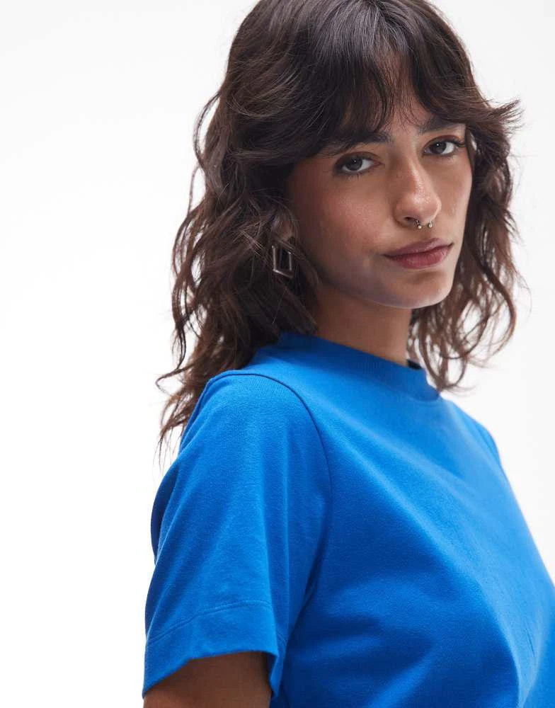 Topshop Topshop boxy tee in cobalt blue 4