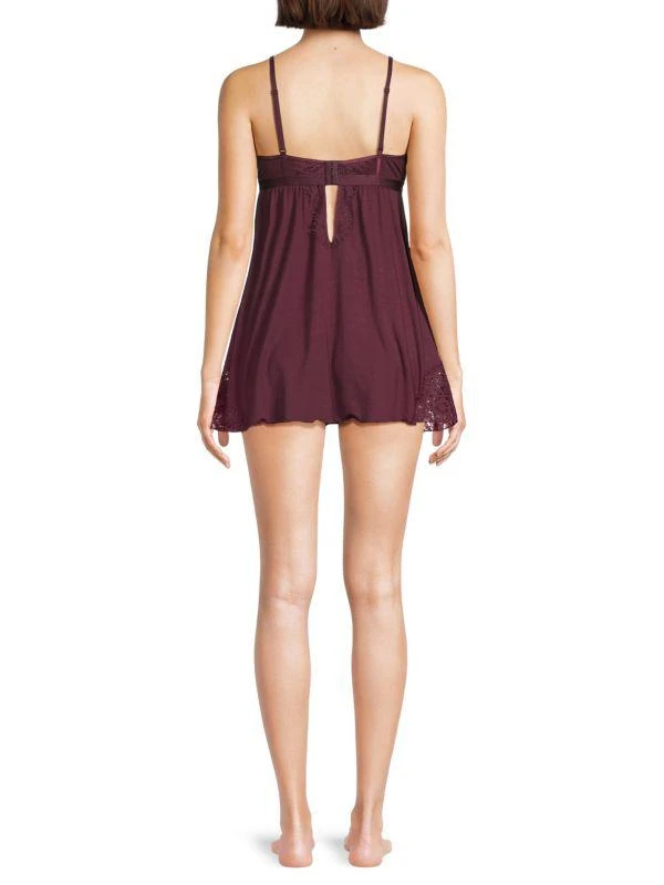 Cosabella Sicilia 2-Piece Lace Trim Babydoll & Panty Set 2