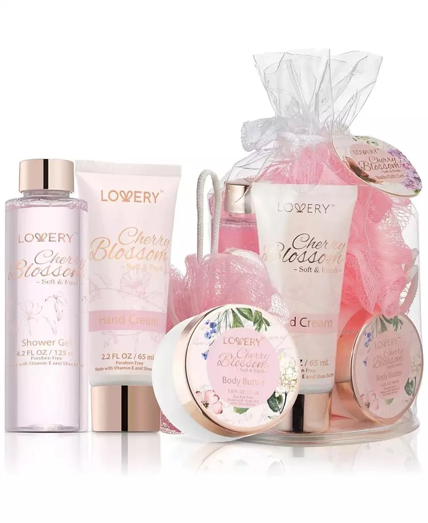 Lovery 5-Pc. Cherry Blossom Bath Gift Set