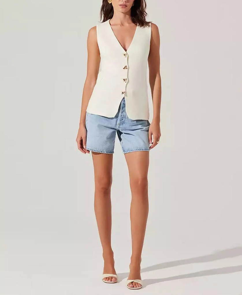 ASTR Women
s Jayce Cotton Sweater Vest 2