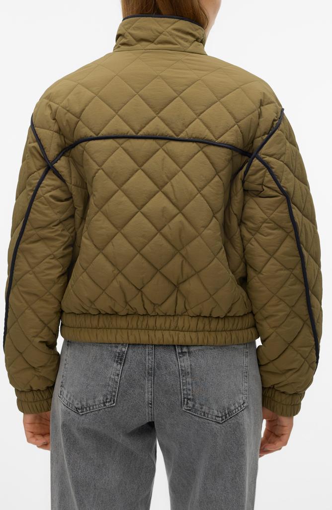 VERO MODA Vilma Quilted Crop Bomber Jacket