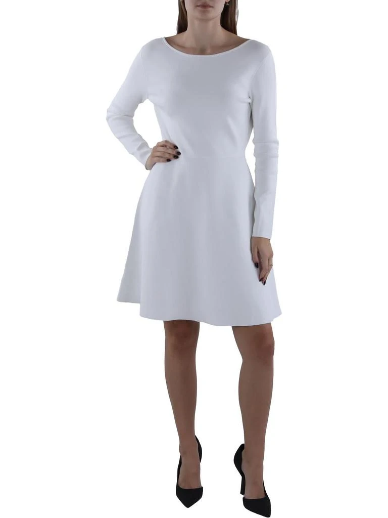 BCBG Womens Mini Stretch Fit & Flare Dress 1