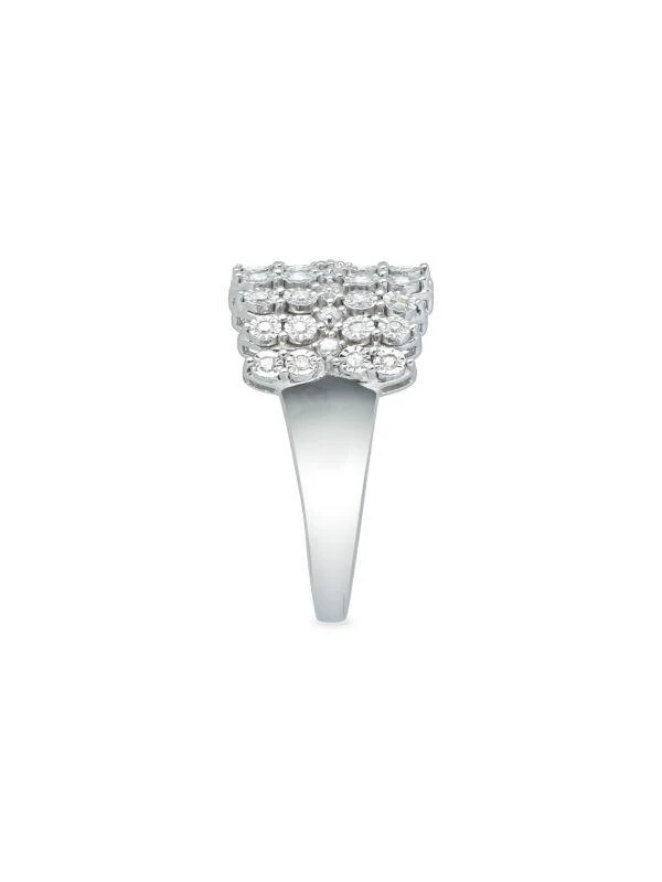 Effy ENY Sterling Silver & Diamond Ring 4