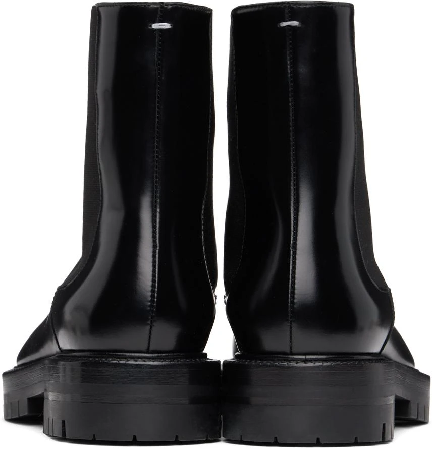 MAISON MARGIELA Black Tabi Chelsea Boots 2
