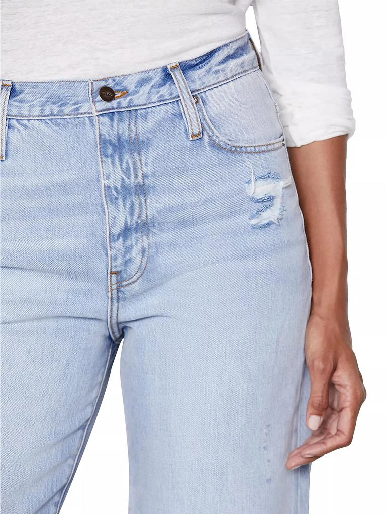 FRAME Ultra High-Rise Barrel-Leg Jeans 5