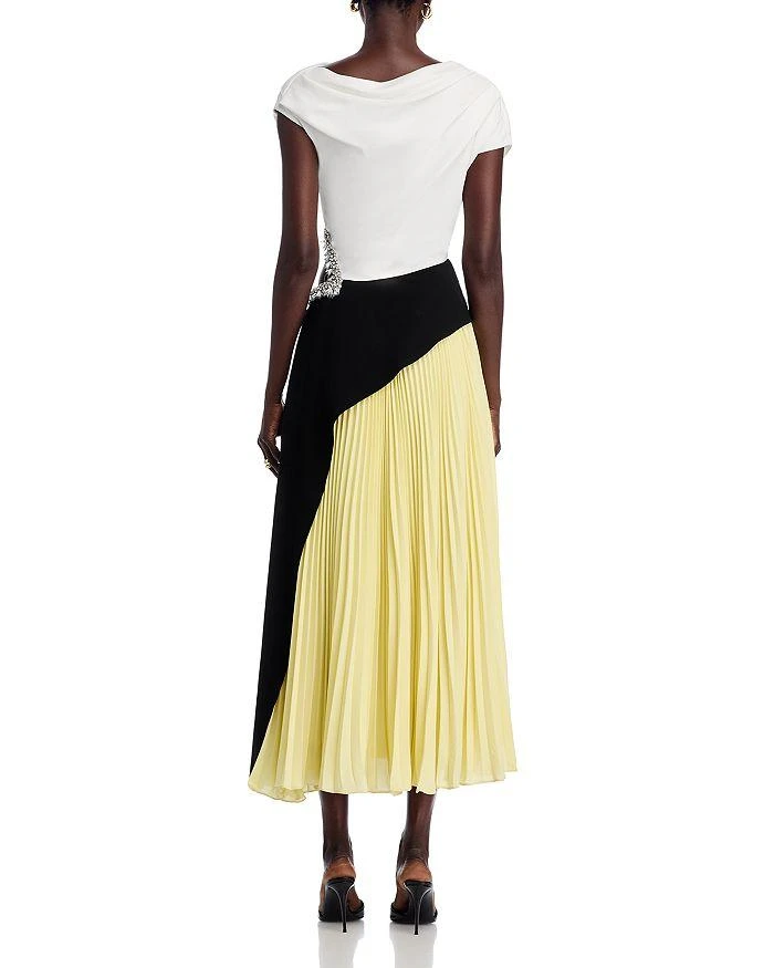 simkhai drop waist dress Izzy Strapless Taffeta Midi Dress