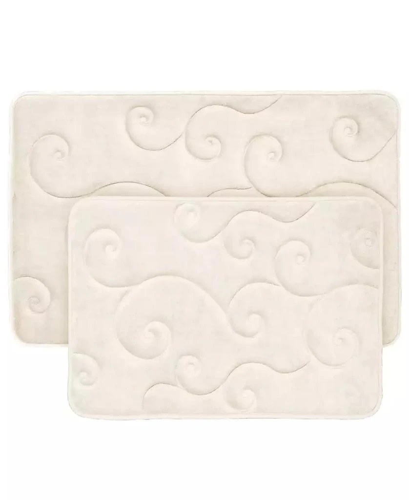 Baldwin Memory Foam 2-Pc. Bath Mat Set 1
