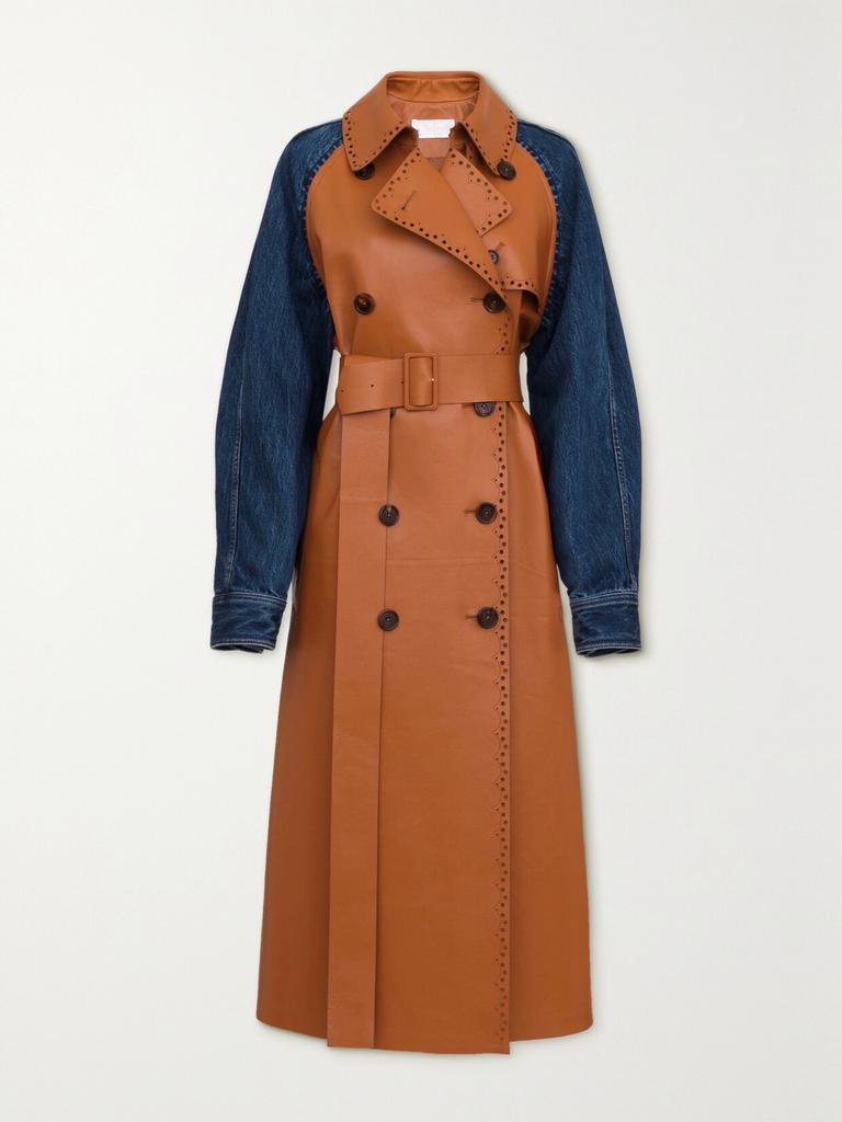 【関税&送料込】Chloe Wide Blue Double-Breasted Coat Chloé WIDE BLUE DOUBLE-BREASTED COAT - Coats - BeyondStyle