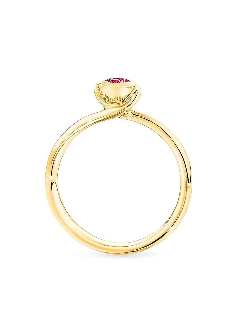 Tamara Comolli Bouton 18K Yellow Gold & Pink Spinel Ring 2