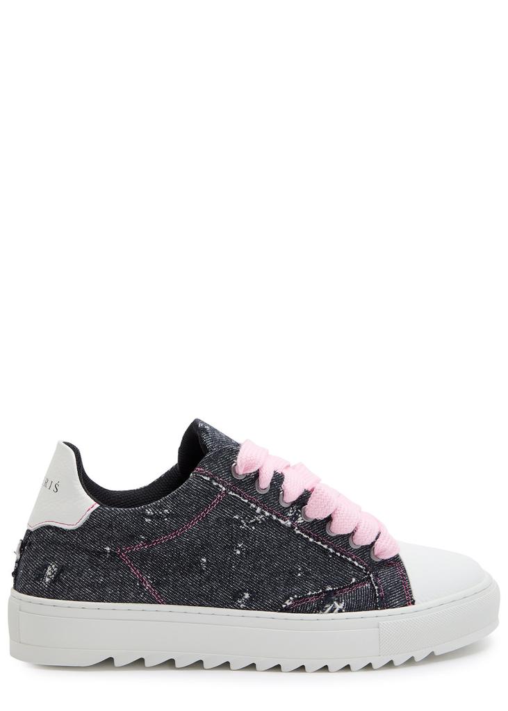 Atelier G•G NUMERIS Atelier Pink Denim sneakers - Casual Shoes - Compare