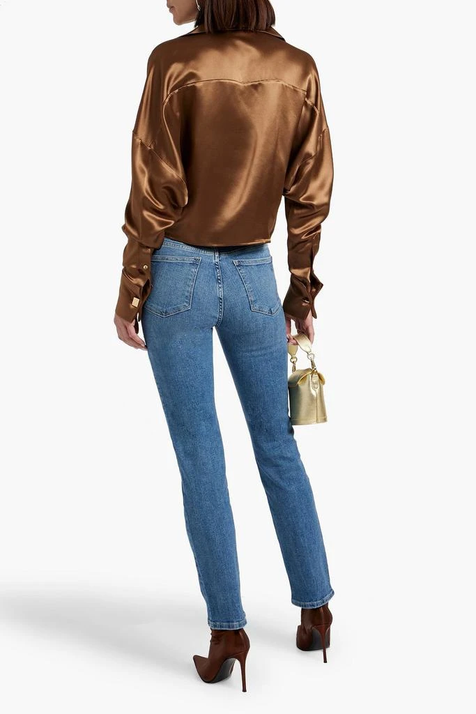 DL1961 Mara faded mid-rise slim-leg jeans 3