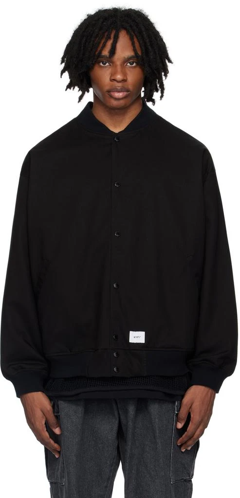 Wtaps Black Team Reversible Bomber Jacket 1