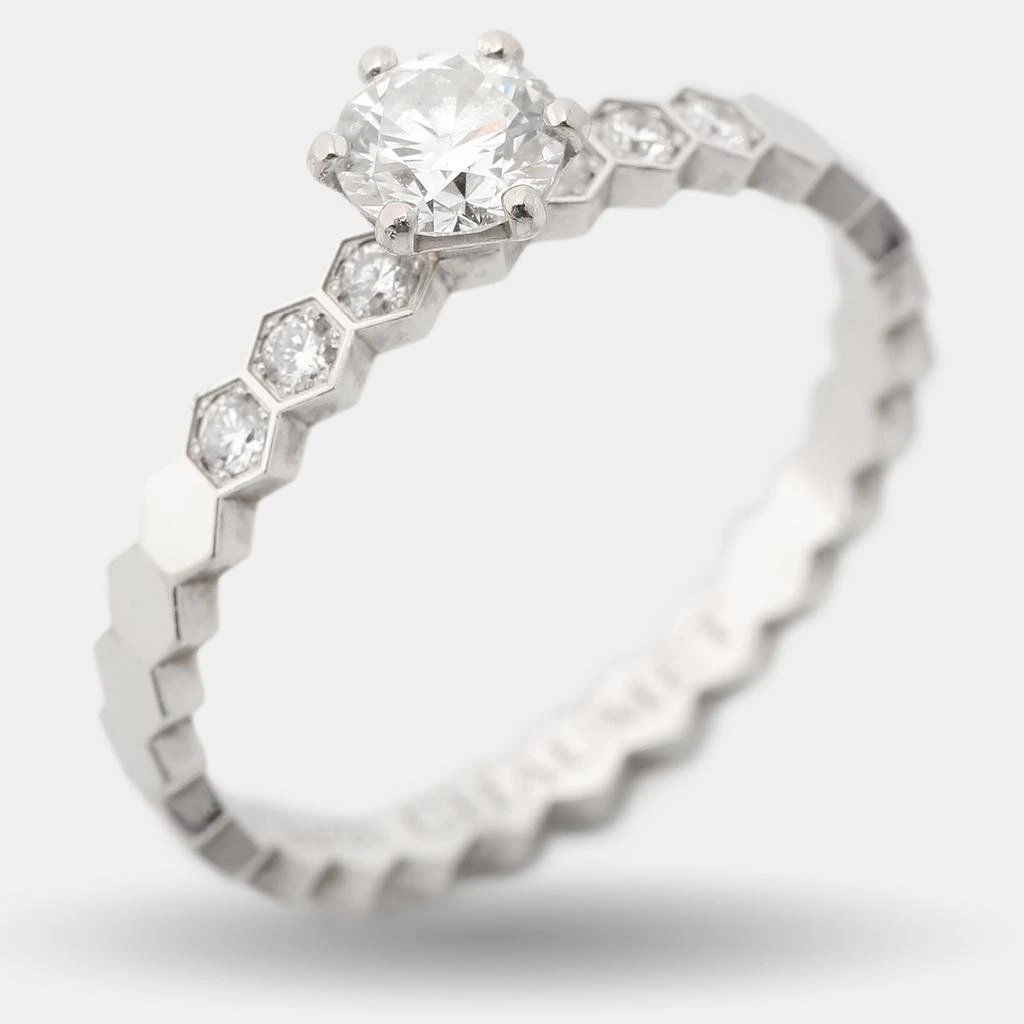 Chaumet  Bee My Love Solitaire 0.33Ct Diamond 18K White Gold Ring 2