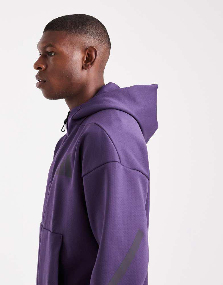 adidas バーガンディ ジップアップジャケット L adidas Men's Z.N.E. Track Jacket | League Outfitters