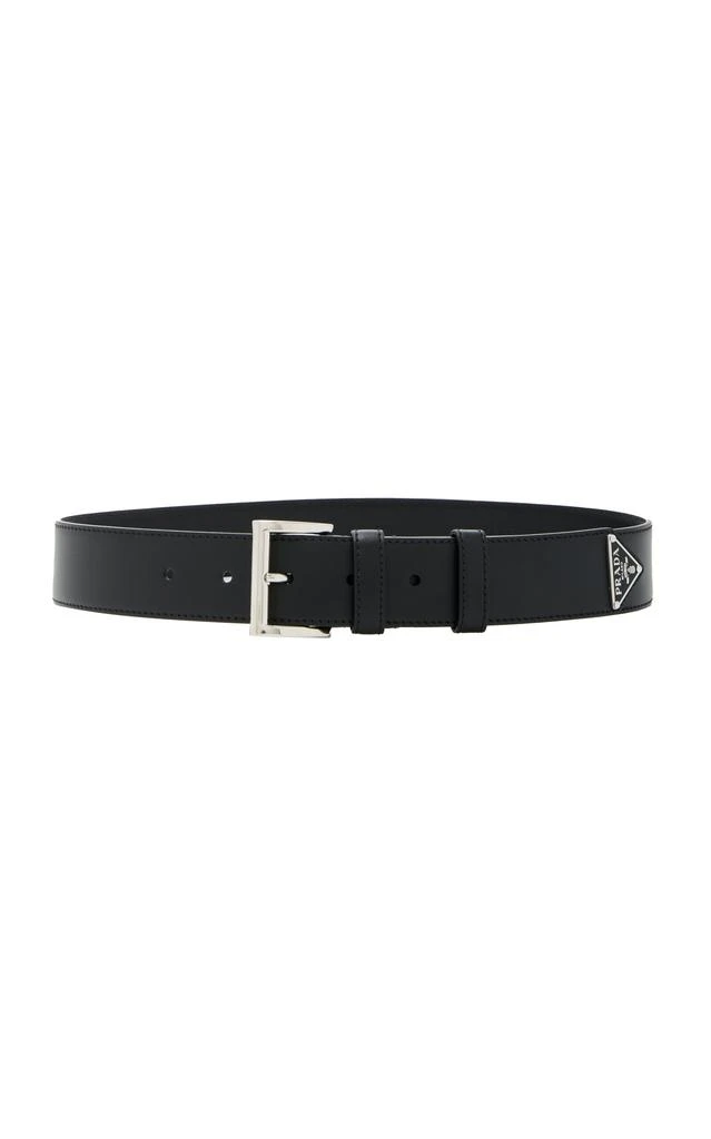 Prada Prada - Leather Belt - Black - 65 cm - Moda Operandi 1