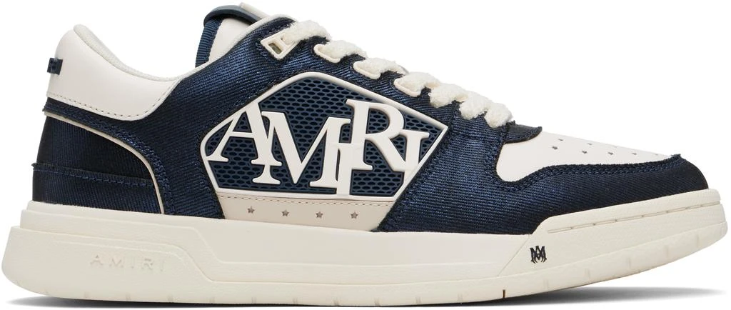 AMIRI Navy 
White Classic Low Sneakers 1
