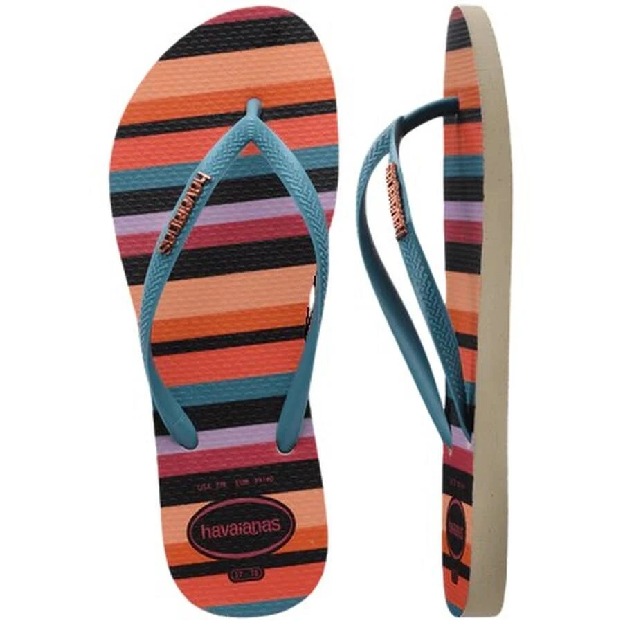 Havaianas Slim Patchwork Stripe Flip Flops 3